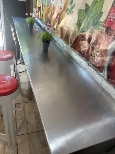 Balcão de inox