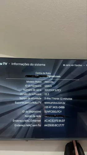 SMART TV PHILCO 60? 4K UHD ? EXCELENTE OPORTUNIDADE!