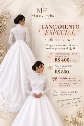 Vestido de noiva NOVO