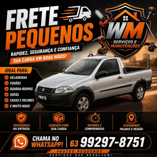 FRETE pequenos,  *