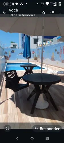 Apto mobiliado para temporada (diárias) e anual, incluso condominio água e gás.