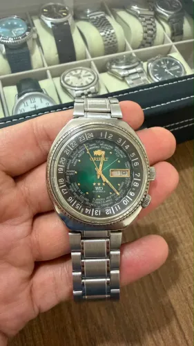 Relogio orient WD 3 chaves CEBOLÃO submarine