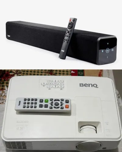 Projetor BenQ + Soundbar 
