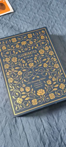 esv illuminated bible, art journaling edition cloth over board