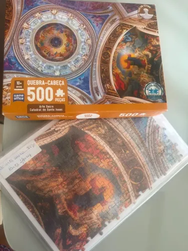 Quebra cabeça Arte Sacra - Catedral de Santo Isaac 500 peças