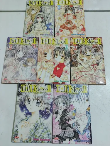 Mangá Full Moon Completo 7 volumes usados