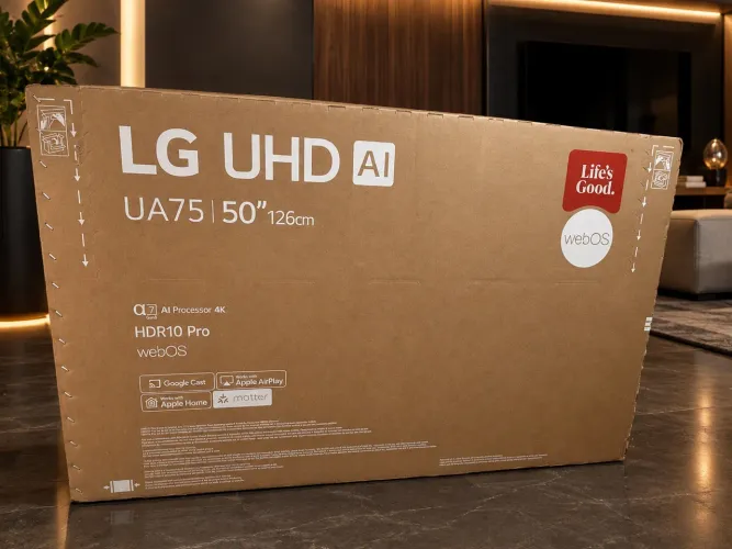 SmartTV LG 50 4k LACRADA+NF+GARANTIA