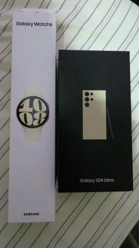 S24 ULTRA 512Gb (Creme) + Watch 6 LTE 40MM (Branco)