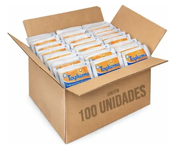 Compressa De Gaze Estéril 100 unidades