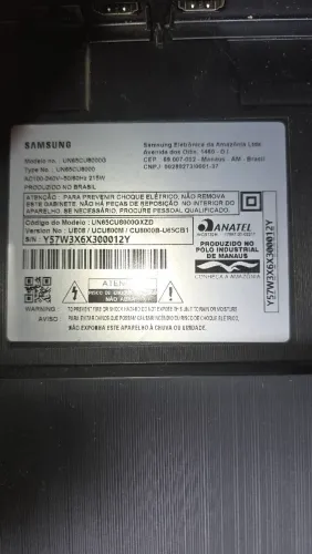 Tv samsung 65pol. Com defeito