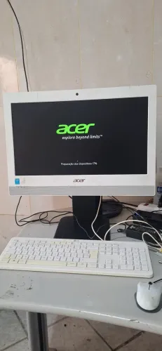 All in One Acer Pc Computador Funcionando perfeitamente acompanha teclado e mouse  