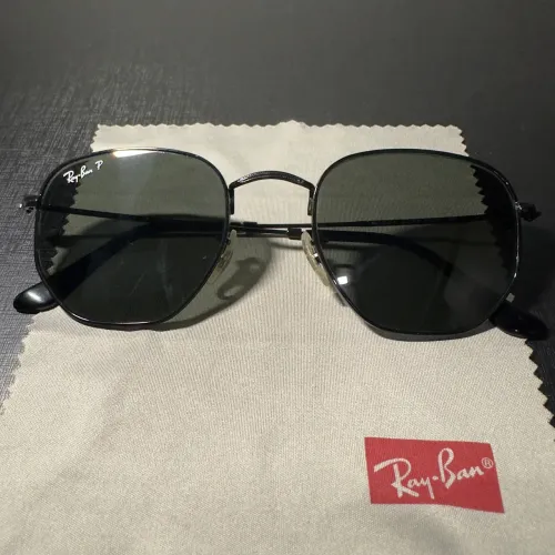 Óculos Rayban Hexagonal- Preto