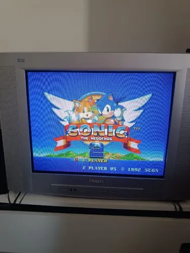 TV de tubo 21" com entrada componente
