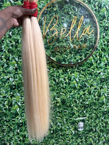 Vendo cabelo humano loiro 55/60 cm 
