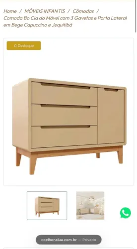 Trocador de bebê/ cômoda 