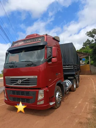 conjunto fh volvo e carreta rodotrem, conjunto fh ,carreta bitrem