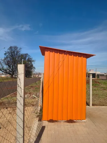 Estrutura metálica banheiro. 2x2 metros