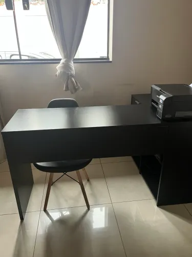 Mesa de Escritório Preta 