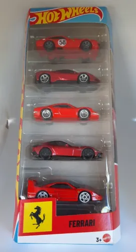 Hot Wheels Five Pack 5 Ferrari