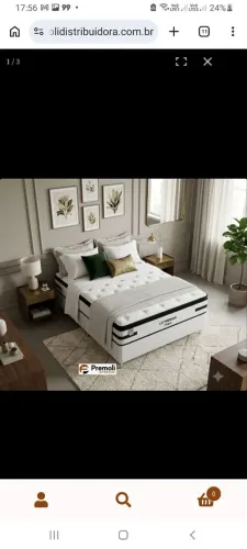 Cama King Premium TEMOS CASAL R$ 380,00 também