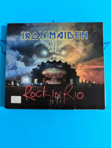 Iron Maiden Rock in Rio - CD Duplo e luva holográfica