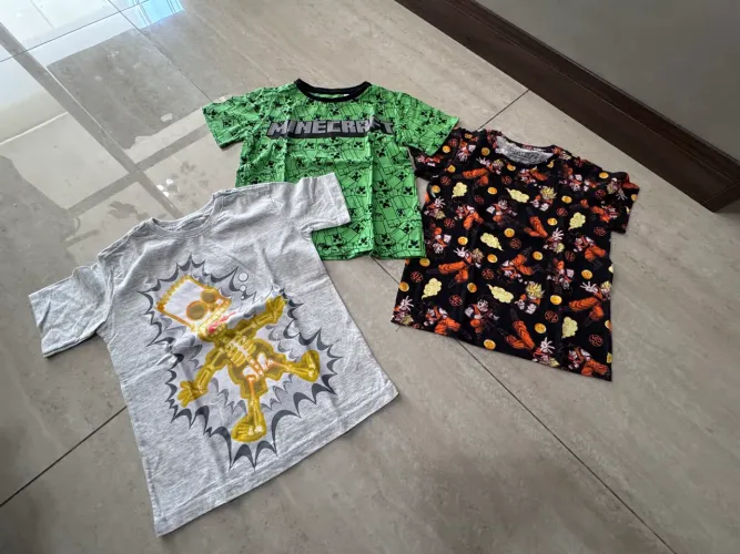 Lote camisetas TAM 4