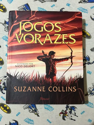 Edição ilustrada em capa dura do primeiro livro de Jogos Vorazes