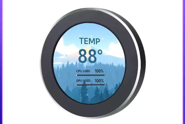 Tela para water cooler (IPS, personalizável)