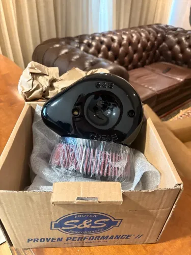 Filtro de Ar S&S Stealth para Harley-Davidson Milwaukee-Eight - NOVO