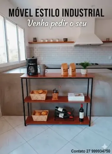 Estante estilo industrial
