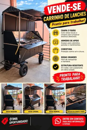 ? VENDO CARRINHO DE LANCHES!