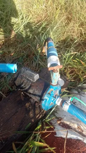 Bomba de irrigação 2cv (Monofásica) Completa!