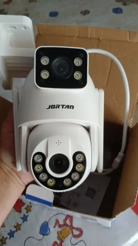 Camera de segurança lente dupla