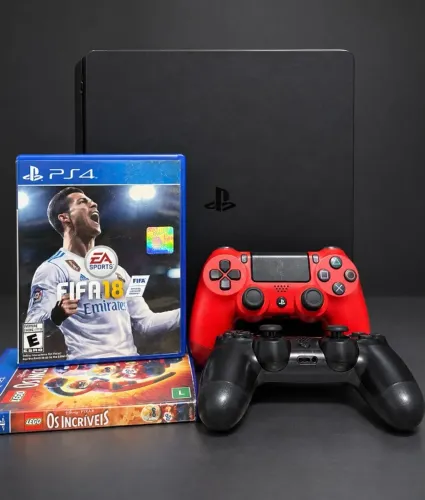 PS4 SLIM 500GB COM GARANTIA