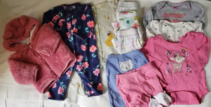 Lote menina 3 meses (11 peças) inverno