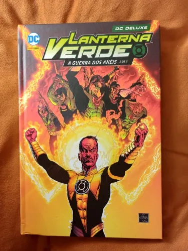 HQ Lanterna Verde A Guerra dos Anéis 1 e 2 DC Deluxe Capa Dura