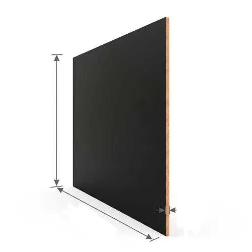 2 PAINEIS DE MDF - REVESTIMENTO PRETO