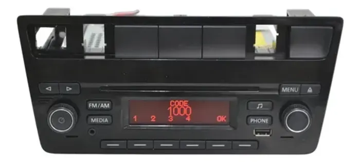 Rádio Som Bluetooth Cd Usb Vw Gol Saveiro Voyage G6 Original