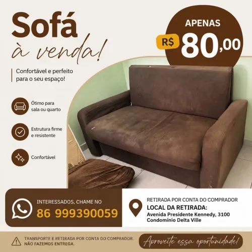Vendo sofá 2 lugares