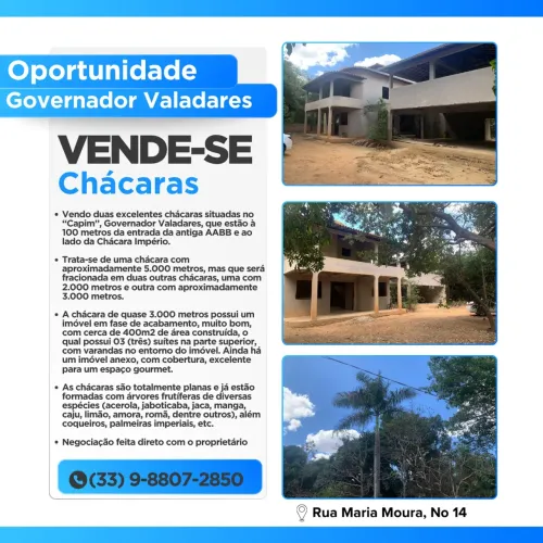 Oportunidade no Capim! Chácaras até 5.000m² - Direto com proprietário