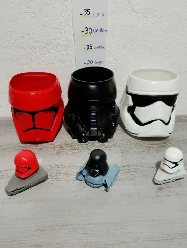 Baldes de pipoca Star Wars 