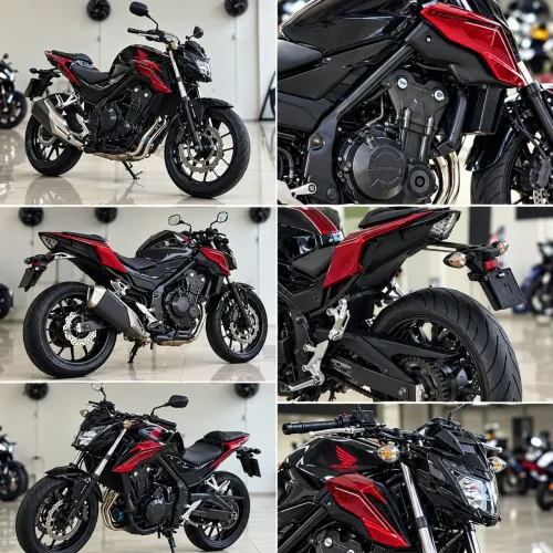 honda cb 500f linda único dono leia