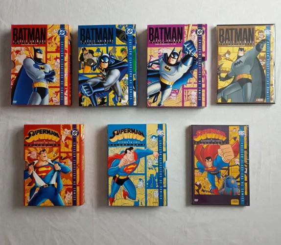 BATMAN A SÉRIE ANIMADA + SUPERMAN A SÉRIE COMPLETA + 4 LONGAS METRAGENS [ORIGINAIS]