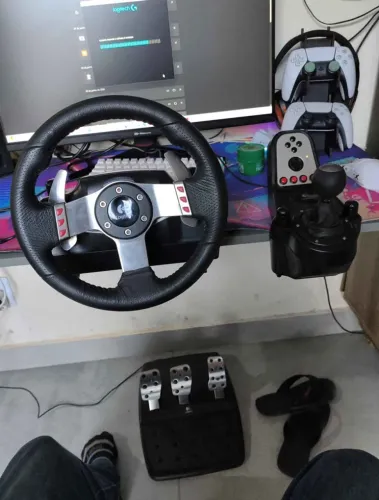 Logitech g27 completo ( aceito trocas )