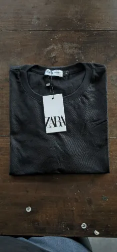 Camiseta zara pima malha peruana