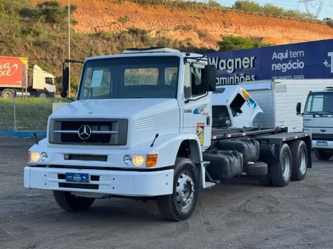 MB 1620 2007 - CAMINHAO TRUCK ROLL ON ROLL OFF IMAVI 1418 24250 24280