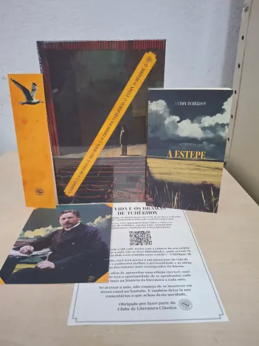 Kit Anton Tchekhov Peças Teatrais + A Estepe CLC Capa Dura