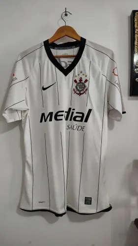 Camisa Corinthians 2008 - Usada em Jogo - #3 Chicão 