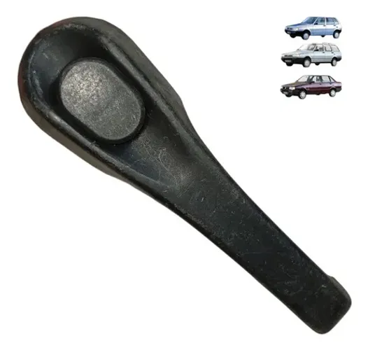 Macaneta Porta Externa Fiat Uno Elba Premio 1992 1993 1994 Preto Traseira