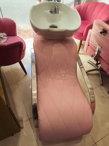 Vendo lavatório para salão de beleza Rosa bebê novo.
